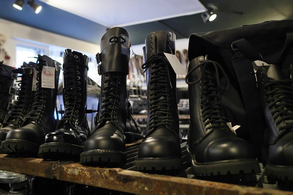 Gothic Stiefel Schwarz