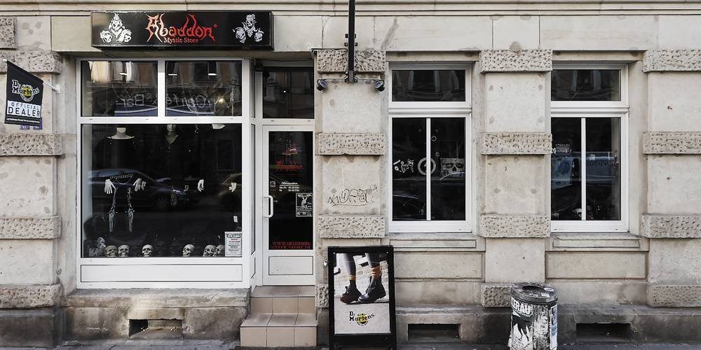 Gothic Shop Außenansicht von vorn